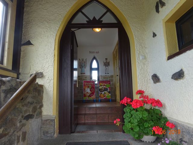 Eingang zur Gaststätte