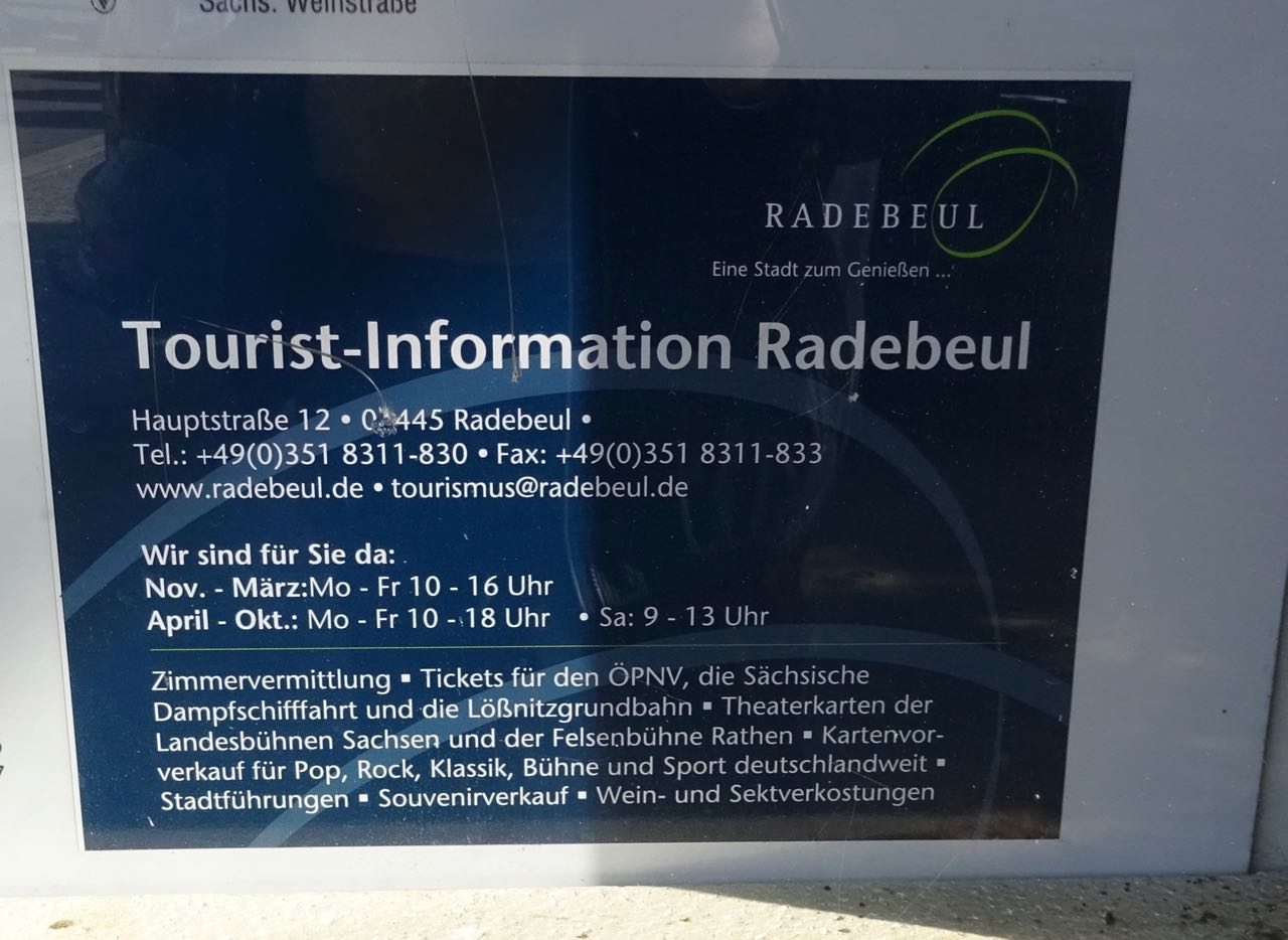 Bild 1 Tourist-Information in Radebeul
