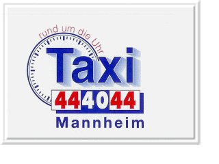 Rund um die Uhr für SIE im Einsatz 
- Taxi-Zentrale Mannheim eG -