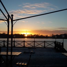 Sonnenuntergang am Stadwaldsee...vom Il Lago aus genossen.