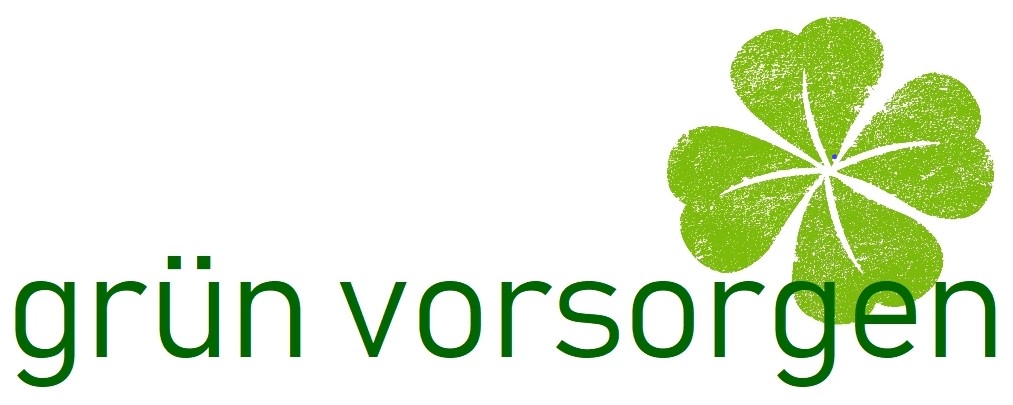 Logo grün vorsorgen bringt mehr Glück ins Leben