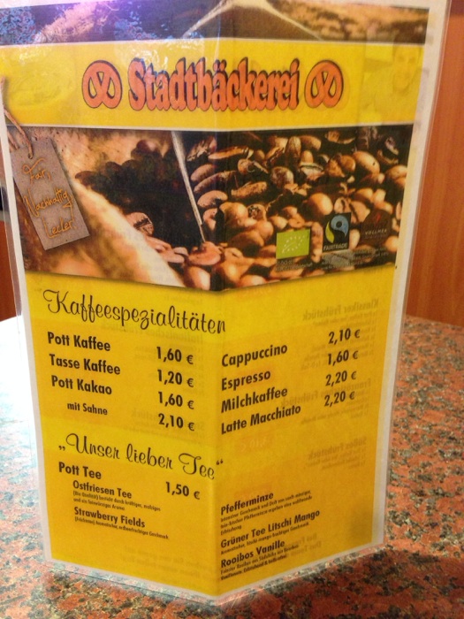 Bild 1 Stadtbäckerei in Osnabrück