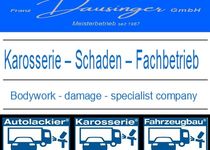 Bild zu Franz Dausinger GmbH - Karosserie - Schaden - Fachbetrieb