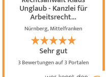 Bild zu Rechtsanwalt Klaus Unglaub - Kanzlei für Arbeitsrecht Nürnberg