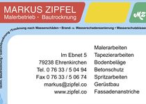 Bild zu Malerbetrieb Bautrocknung Markus Zipfel / Ehrenkirchen