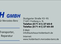 Bild zu Autohaus Holderbach GmbH