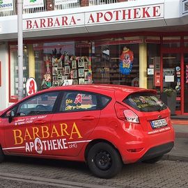Aussenansicht der Barbara-Apotheke