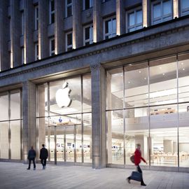 Apple Jungfernstieg in Hamburg