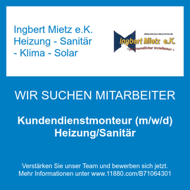 Kundendienstmonteur (m/w/d) Heizung/Sanitär