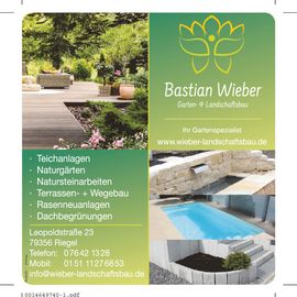 Bastian Wieber Landschaftsbau- und Gartenbau in Riegel
