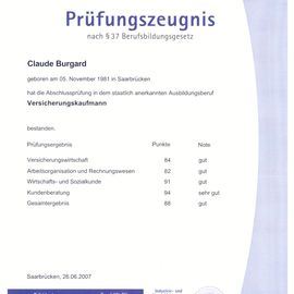 Claude Burgard Versicherungsmakler in Saarbrücken
