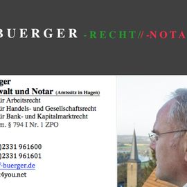 Rechtsanwalt und Notar Ralf Buerger in Hagen in Westfalen