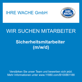 Sicherheitsmitarbeiter (m/w/d)