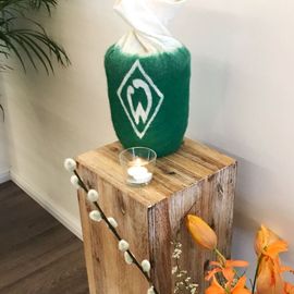 Urne für einen Werderfan