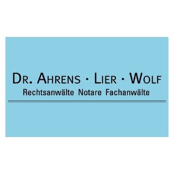 Logo von Dr. Ahrens - Lier - Wolf Rechtsanwälte-Notare-Fachanwälte in Dortmund