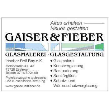 Logo von Gaiser & Fieber Inh. Rolf Bay e.K in Esslingen am Neckar