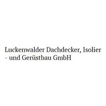 Logo von Luckenwalder Dachdecker Isolier & Gerüstbau GmbH in Luckenwalde