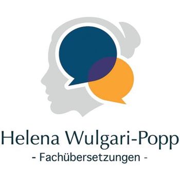 Logo von Wulgari-Popp Helena, Beeidigte Übersetzerin & Dolmetscherin Griechisch und Englisch in München