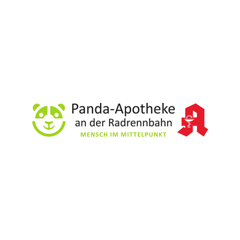 Logo von Panda-Apotheke an der Radrennbahn in Bielefeld