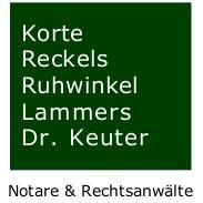 Logo von Korte, Reckels, Ruhwinkel , Lammer & Dr. Keuter Rechtsanwälte u. Notare in Gronau in Westfalen