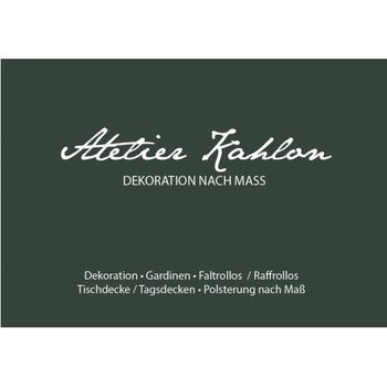 Logo von Atelier Kahlon, DEKORATION NACH MASS in Düsseldorf