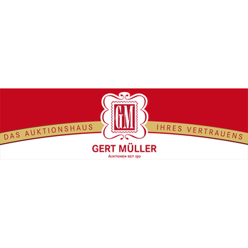 Logo von Gert Müller GmbH Internationale Briefmarken- und Münzauktionen in Ettlingen