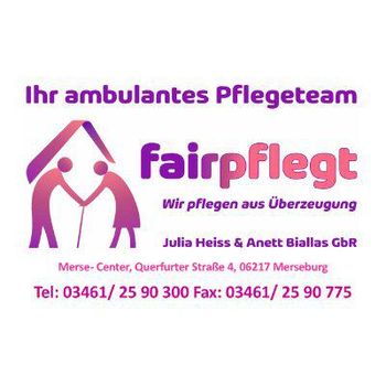Logo von fairpflegt - Ihr ambulantes Pflegeteam, Julia Heiss und Anett Biallas GbR in Merseburg