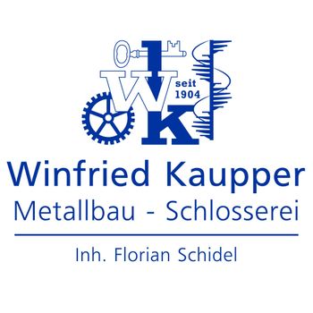 Logo von Winfried Kaupper Metallbau - Schlosserei Inhaber Florian Schidel in Ulm an der Donau