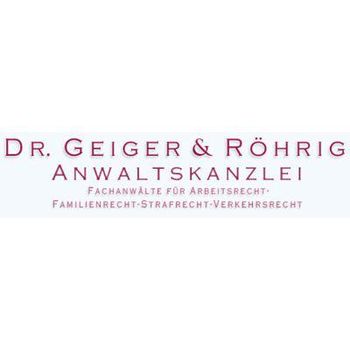 Logo von Dr. Geiger u. Röhrig Anwaltskanzlei in Garmisch-Partenkirchen