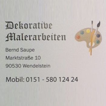 Logo von Dekorative Malerarbeiten Bernd Saupe in Wendelstein