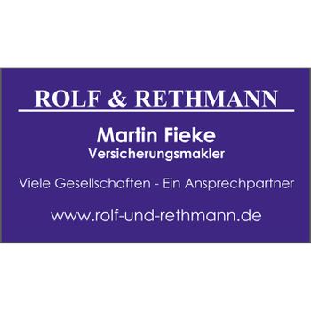 Logo von Rolf & Rethmann Martin Fieke Versicherungsmakler in Georgsmarienhütte