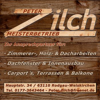 Logo von Peter Zilch Zimmerer- & Holzarbeiten GmbH in Rodgau