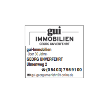 Logo von gui-Immobilien Georg Unverfehrt & Karin Homann in Bad Iburg