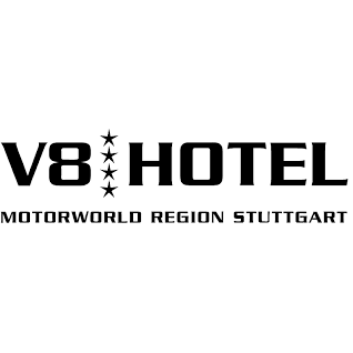 Logo von V8 Hotel Motorworld Region Stuttgart in Böblingen