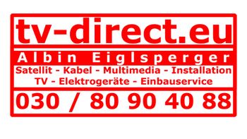 Logo von tv-direct Albin Eiglsperger Multimedia Installation in Berlin