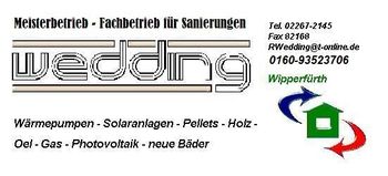 Logo von Wedding Sanitär- und Heiztechnik in Wipperfürth