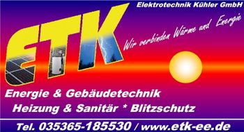 Logo von Elektrotechnik Kühler GmbH in Falkenberg an der Elster