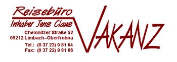 Logo von Reisebüro VAKANZ in Limbach-Oberfrohna