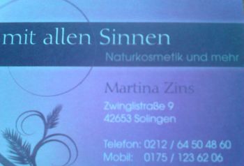 Logo von Martina Zins Kosmetikinstitut in Solingen