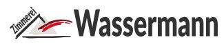 Logo von Wassermann Zimmerei-Innenausbau GmbH in Hatten