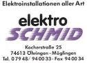 Logo von elektro Schmid in Öhringen