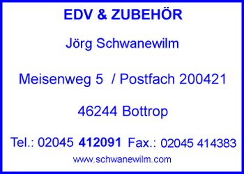 Logo von Jörg Martin Schwanewilm EDV & Zubehör in Bottrop