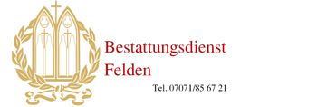 Logo von Bestattungsdienst Felden in Tübingen