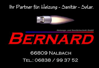 Logo von Bernard Heizungs- und Sanitärtechnik GmbH in Nalbach