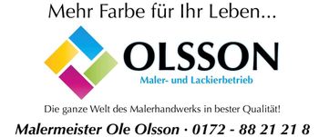 Logo von Malereibetrieb Olsson in Schwentinental