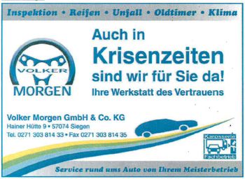 Logo von Volker Morgen GmbH & Co. KG in Siegen