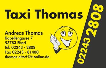 Logo von Taxi A. Thomas in Eitorf