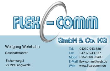 Logo von Flex-comm GmbH & Co KG in Langwedel Kreis Verden