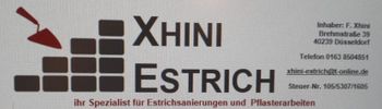 Logo von Xhini Estrich Sanieren in Düsseldorf