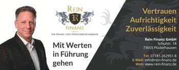 Logo von Rein Finanz GmbH in Plüderhausen